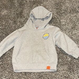 Free Planet Light Gray Kids Hoodie